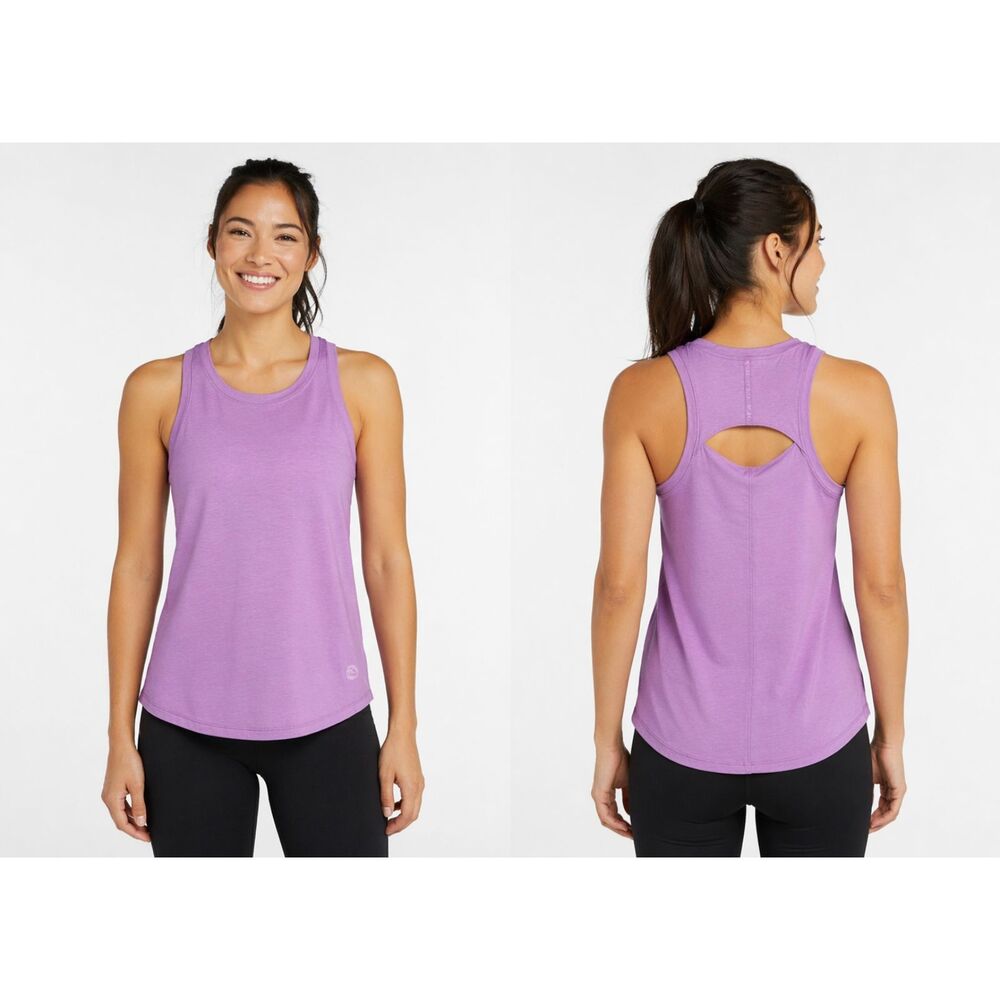 L.L.Bean Purple Athletic Tank Top Size Small Reg Moisture Wicking Stretch #8